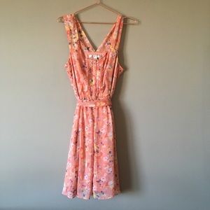 Lauren Conrad | Floral Spring Button Front Dress